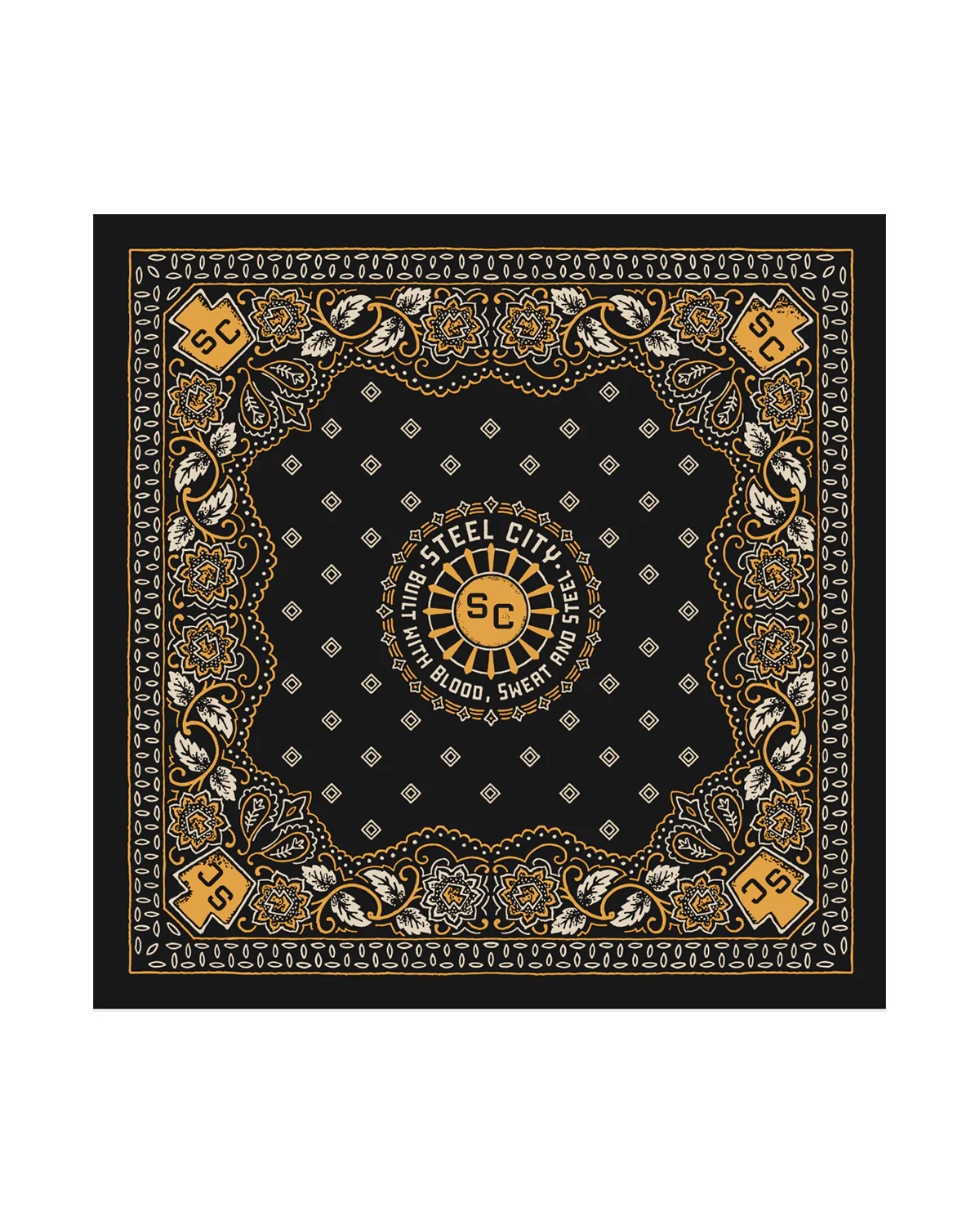 Blood Sweat Steel Bandana - Image 5