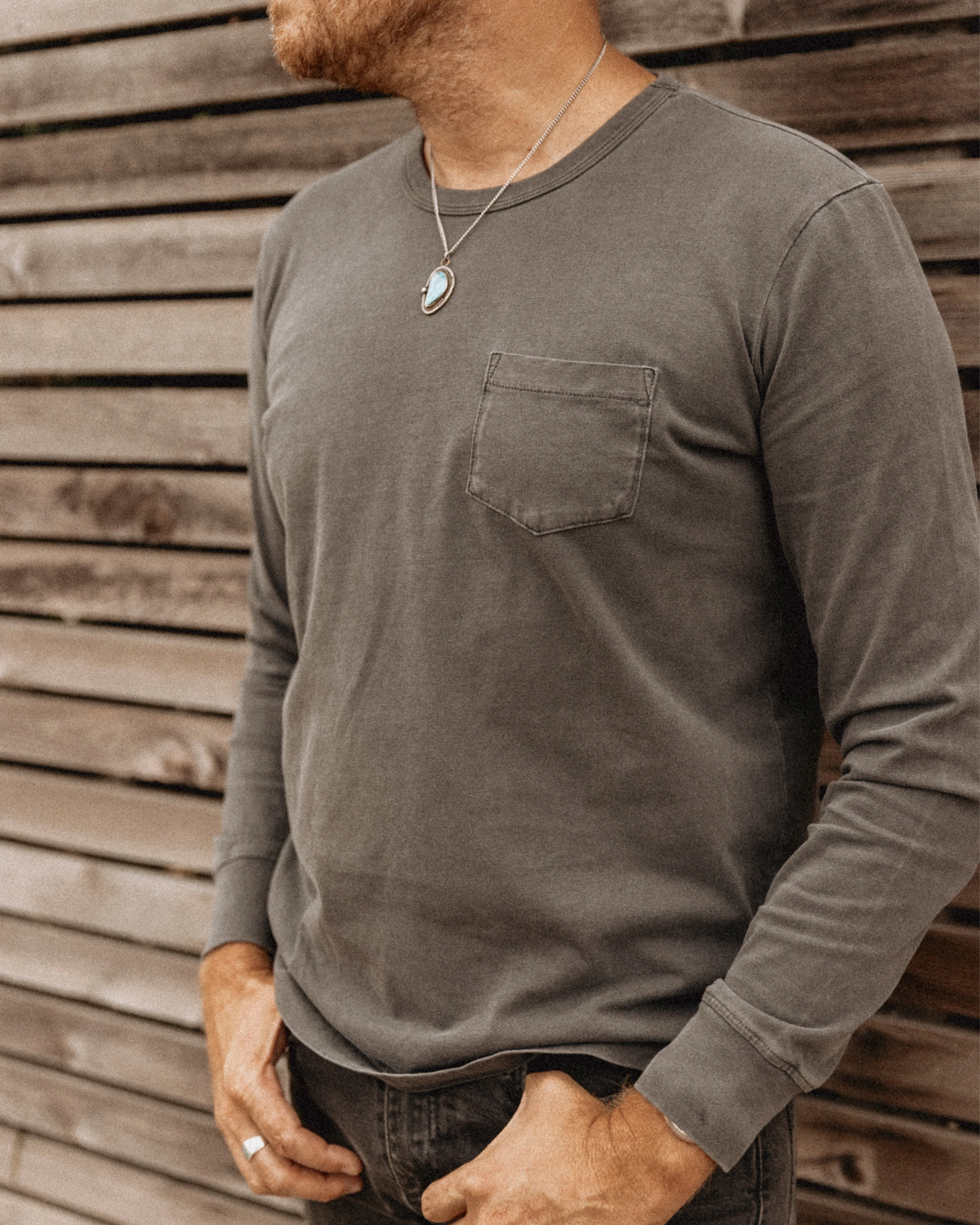 Long Sleeve Pocket Tee - Image 6